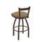 Holland Bar Stool Co 30" Low Back Swivel Bar Stool, Bronze Finish, Canter Sand Seat 82130BZ013 - alternate 2